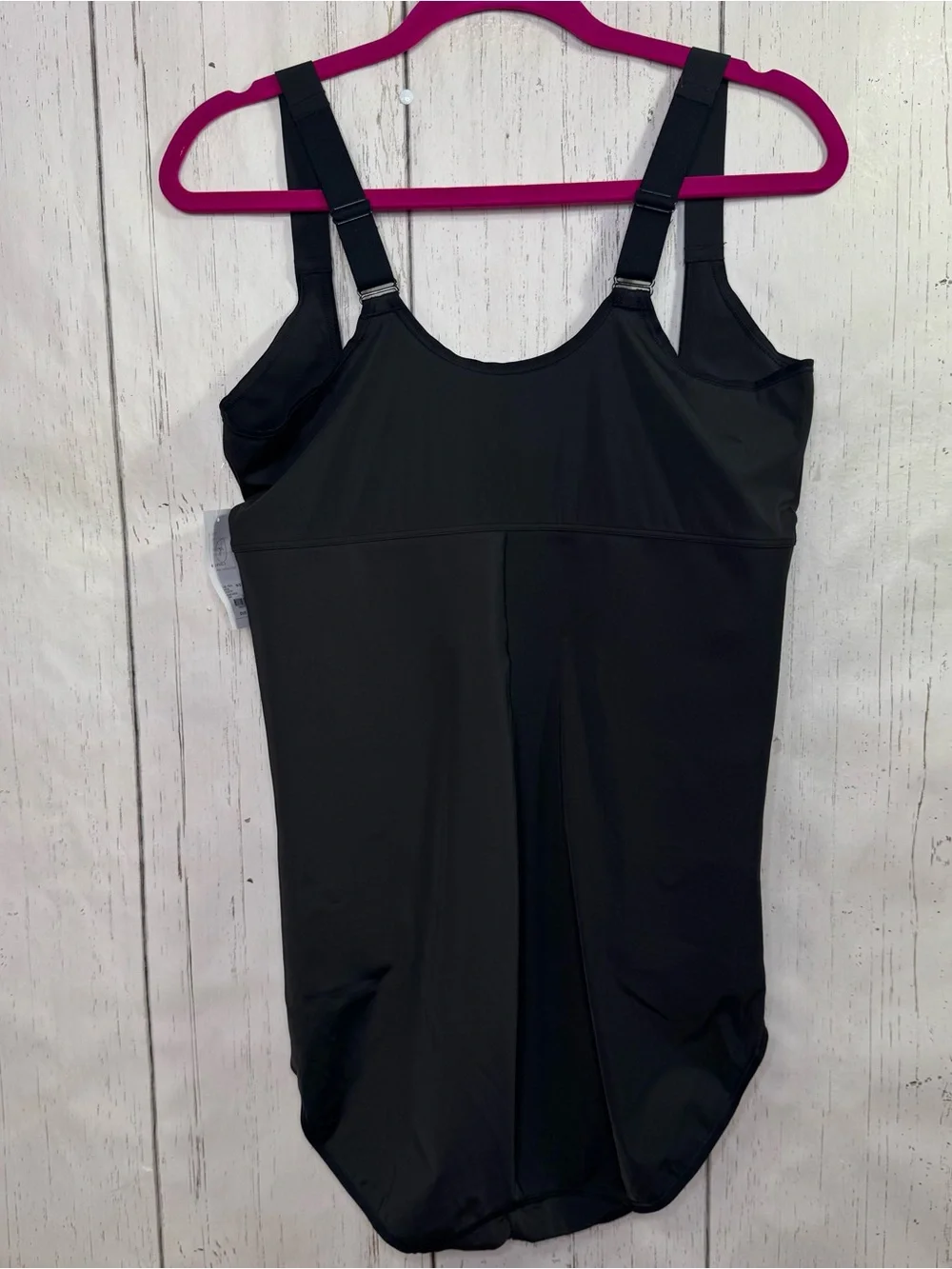 Cacique Open Bust Bodysuit Shapewear Black Plus Size 18/20 Tummy Control NWT - Picture 10 of 12